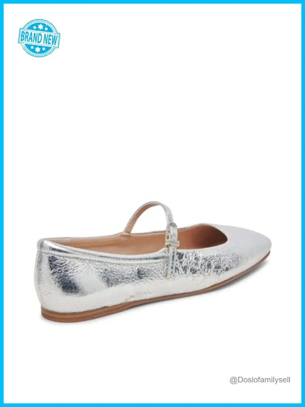 Dolce Vita Reyes Ballet Flats Round Toe Leather Buckle Comfort